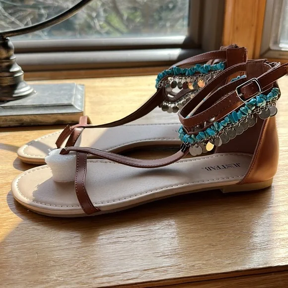 Summer Sandals Sz 9 Brand New!! Set of 3!! - Picture 7 of 7